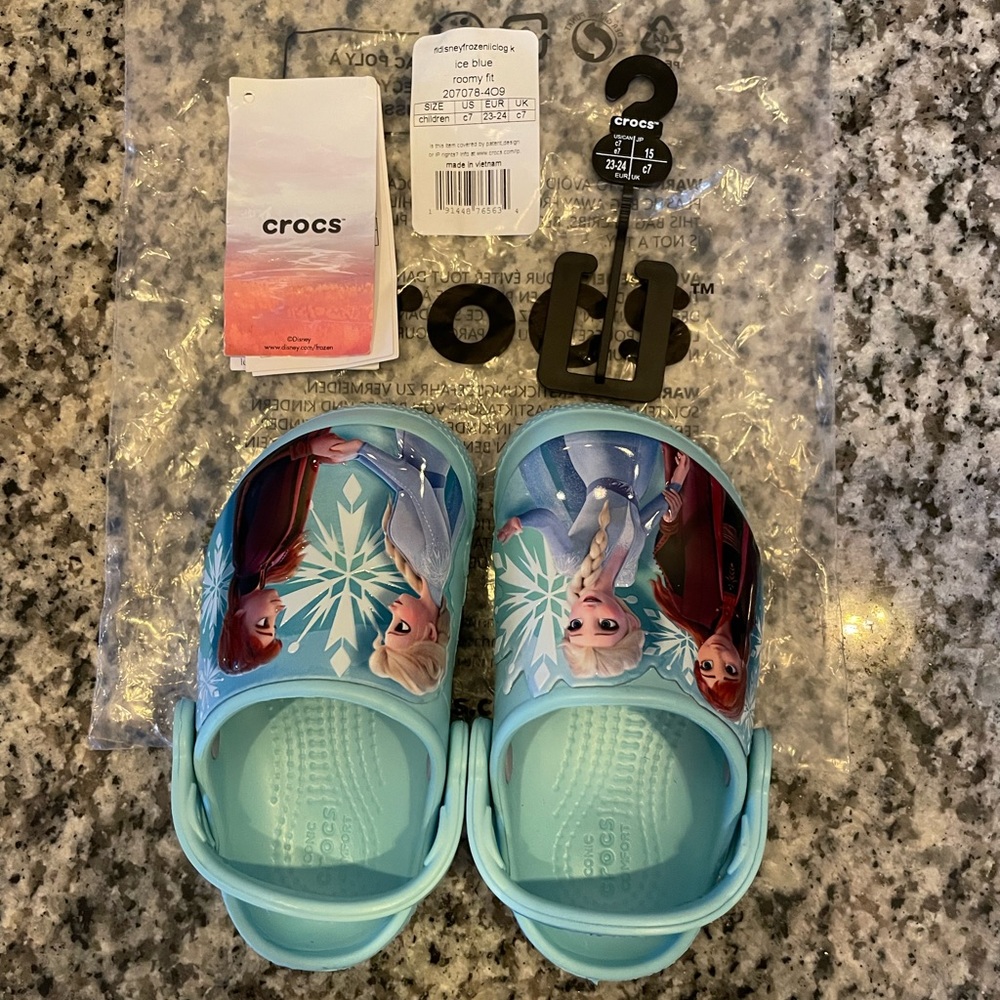 Frozen 2 Crocs - Brand New!